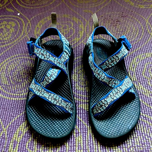 Blue Chaco sandals kids size 3 - Picture 1 of 4